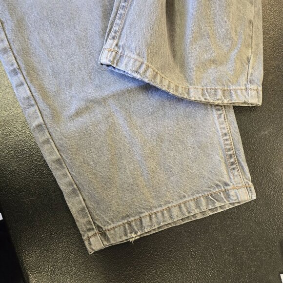 Bershka Gray High-Waist Baggy Skater Jeans For Women Size 32 - Picture 14 of 14